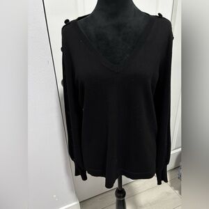 KARL LAGERFELD Women's Long Button Sleeve Sweater#704